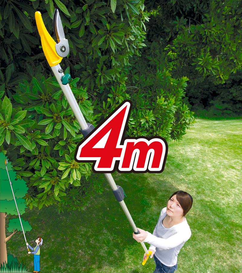 Garden Telescoping Hedge Shears Branches Extendable Trimmer