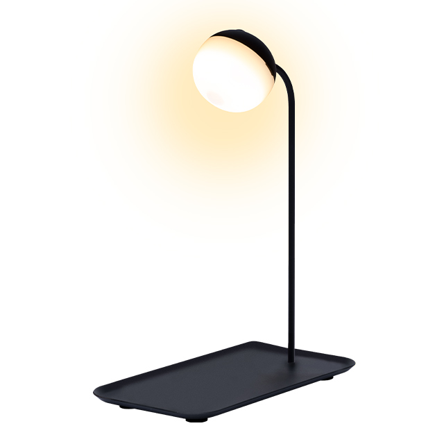 【販路限定】充電式 街灯みたいなミニセンサーライト　ブラックのアイキャッチ画像